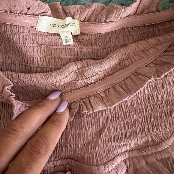 Pink Ruffled Women's Skirt 2 Piece Set - Picture 2 of 3